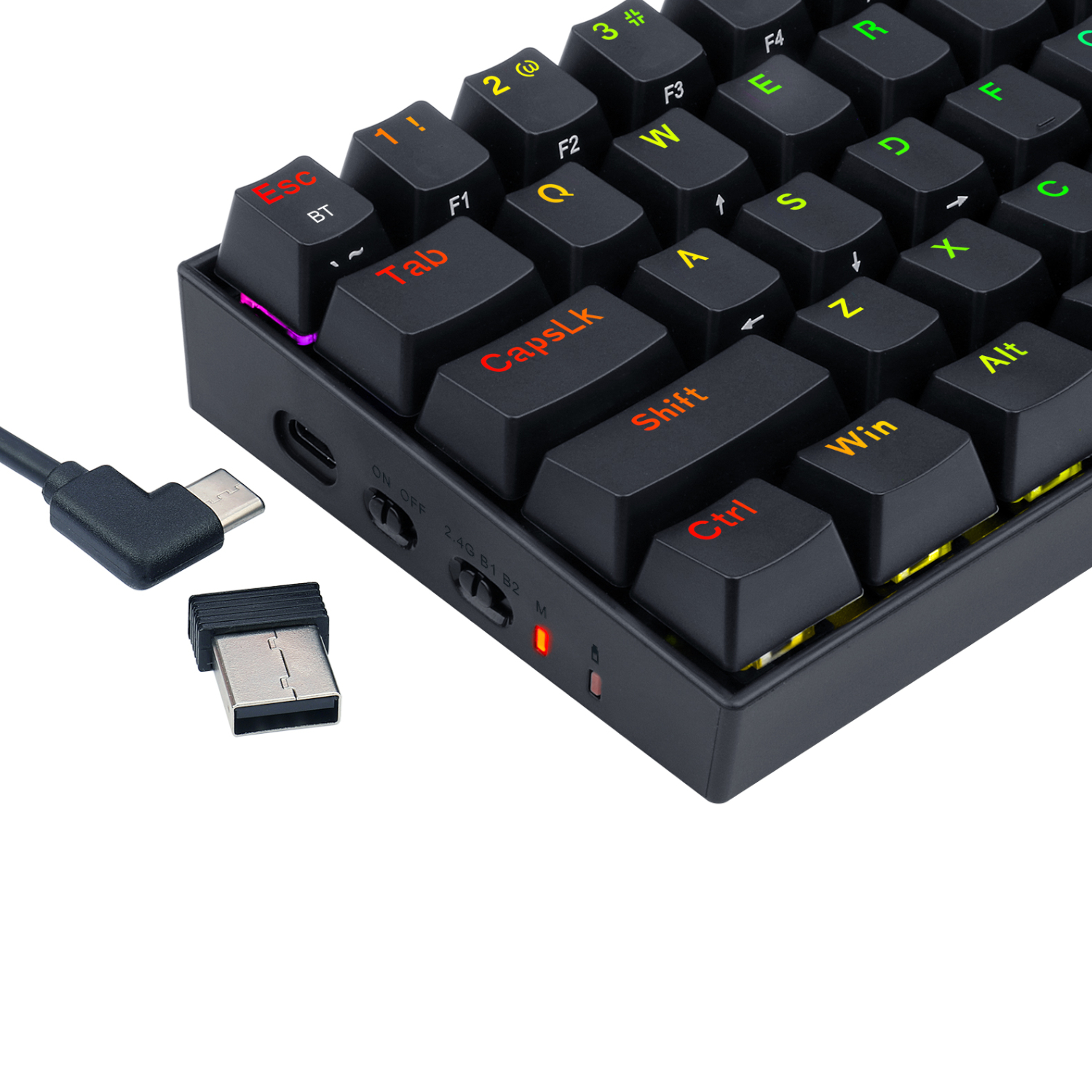 RD-K530RGB-PRO_REDRAGON-DRACONIC-PRO-Mechanical-61-Key-Mechanical-Keyboard-RGB-–-Black_wr_07a.jpg REDRAGON DRACONIC PRO Mechanical 61 Key|Bluetooth 5.0|RGB 9 Colour Modes|Rechargable Battery|Type-C Charging Cable Gaming Keyboard - Black