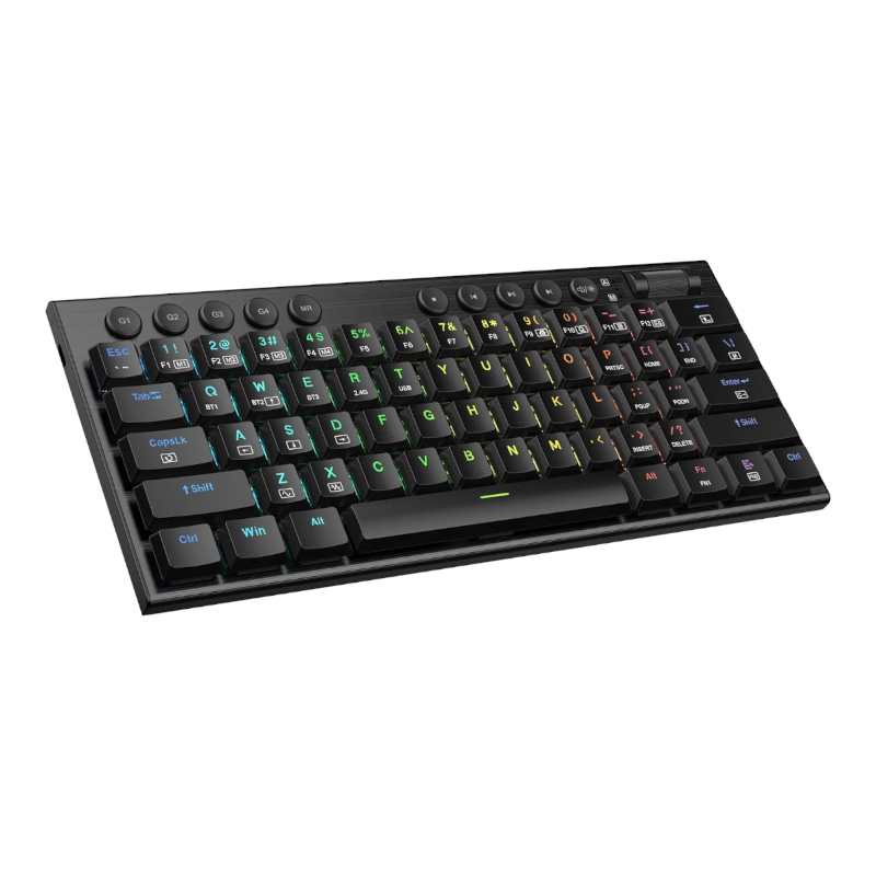 RD-K632RGB-PRO_wr_04.jpg REDRAGON Horus Mini Pro 61Key Wireless Bluetooth Red Switch RGB Low Profile Gaming Mechanical Keyboard - Black
