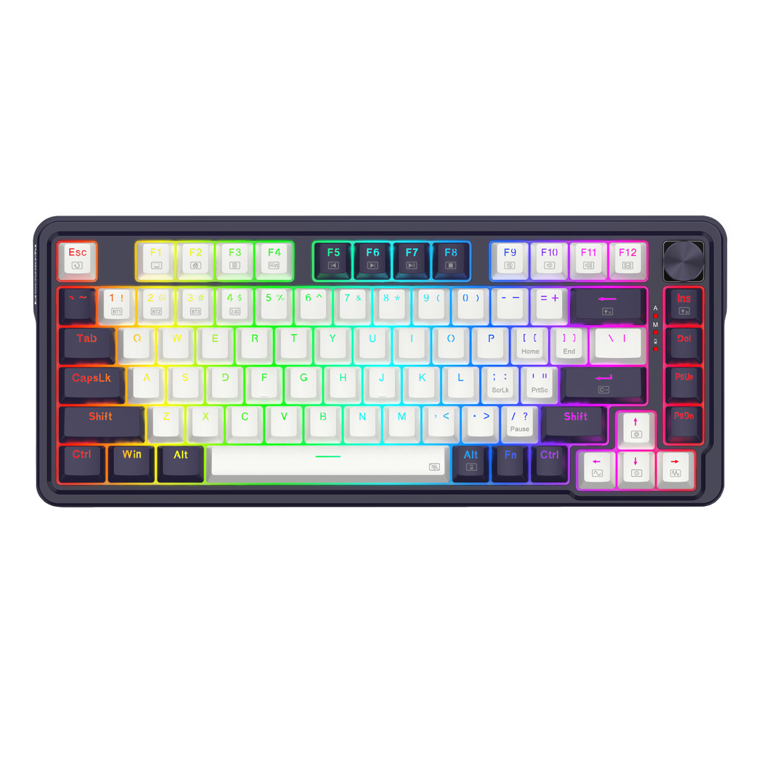 RD-K673WB-RGB-PRO_REDRAGON-KB-MECH-UCAL-WRS-RGB-BK_wr_01.jpg Redragon UCAL K673 PRO Mechanical Wireless Gaming Keyboard - Black