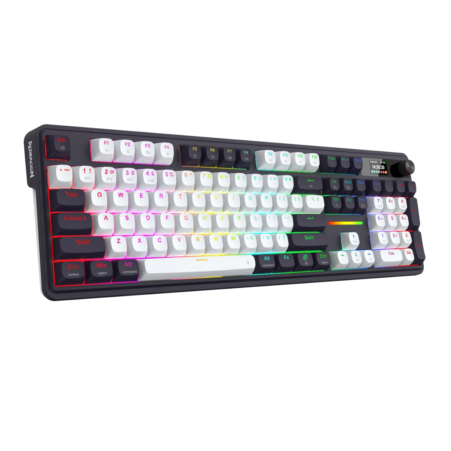 RD-K762WB-RGB-PRO_Redragon-K762WB-RGB-PRO-LCD-Full-size-Gasket-Mechanical-Keyboard-Black_wr_01a.jpg Redragon K762WB-RGB-PRO LCD Full-size Gasket Mechanical Keyboard - Black