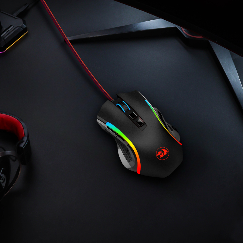 RD-M607_wr_06a.jpg REDRAGON GRIFFIN 7200DPI Gaming Mouse - Black