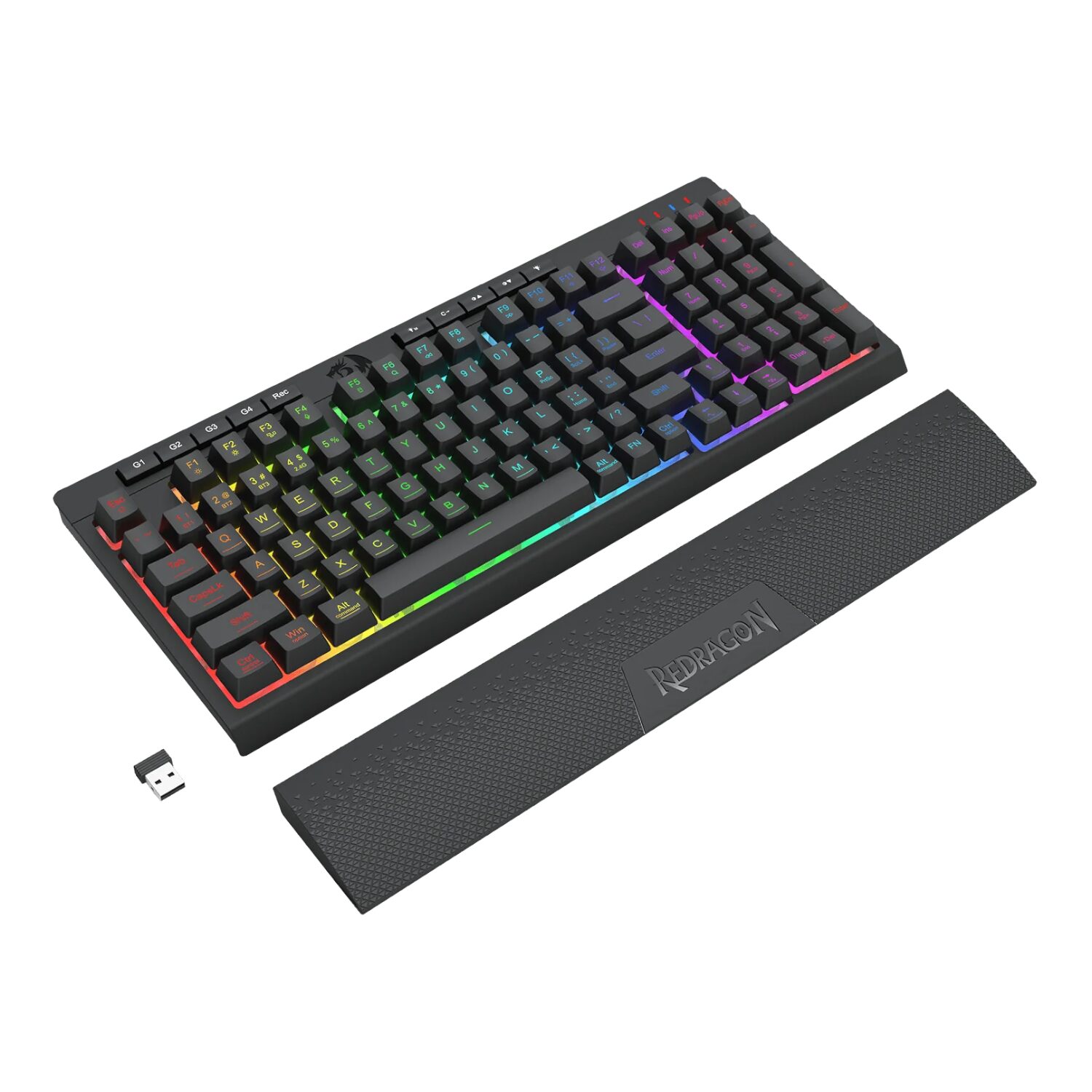 Redragon RYLO PRO S142 Tri-Mode RGB Gaming Keyboard and Mouse Combo