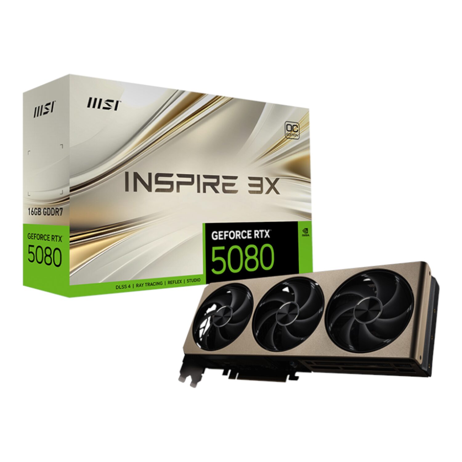 RTX5080INSPIRE3XOC16GB-WR-01.jpg MSI GeForce RTX 5080 16GB INSPIRE 3X OC Graphics Card