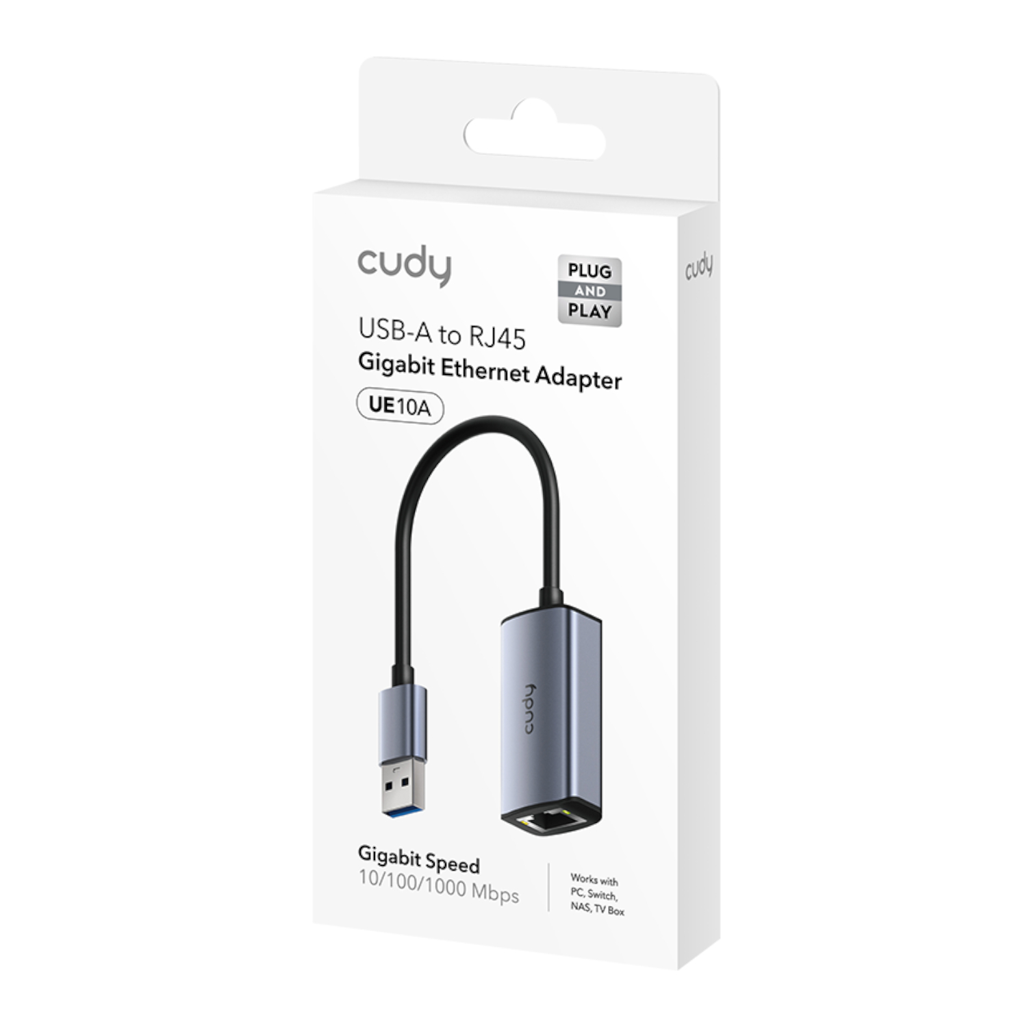Cudy UE10A USB-A to Gigabit Ethernet Adapter