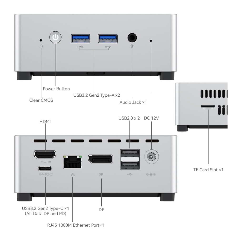 MINISFORUM UN100S Intel N100 Processor Barebone