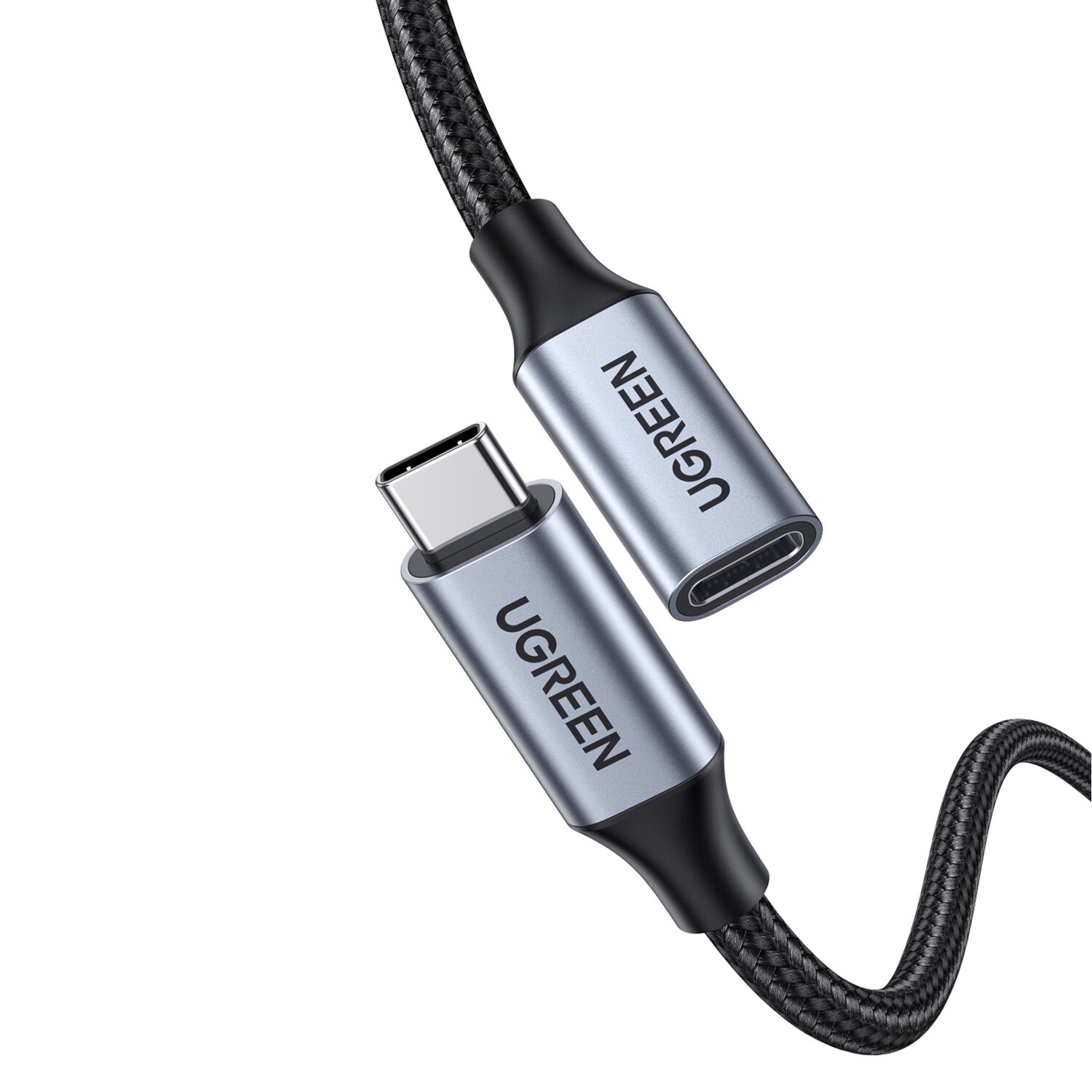 US372-30205-wr-01.jpg UGREEN Type-C 3.1 Gen2 Extension Cable – 10Gbps, PD 100W (1m)