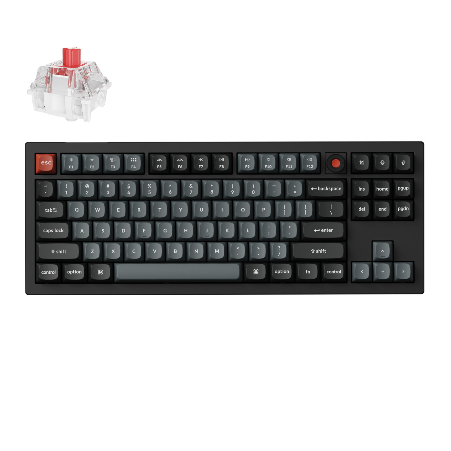 V3U-D1_Keychron-V3-Ultra-80-8K-Red-Switch-Hot-Swap-Gateron-Jupiter-RGB-Wireless-Keyboard_wr_01a.jpg Keychron V3 Ultra 80% 8K Red Switch Hot-Swap RGB Wireless Keyboard - Black