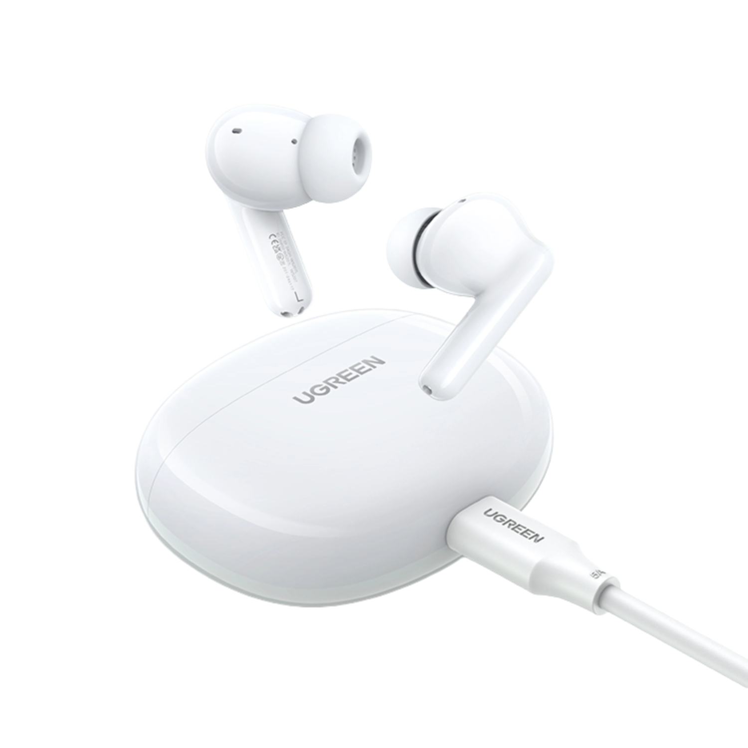 WS207-45110_03.jpg UGREEN HiTune P3 In-Ear Wireless Earbuds–White