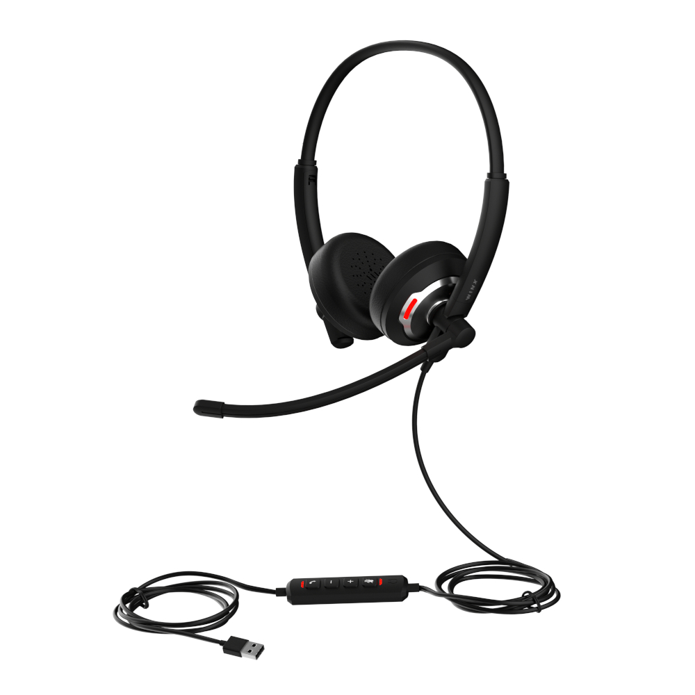 WINX CALL Pro AI Noise Cancelling Mic Headset