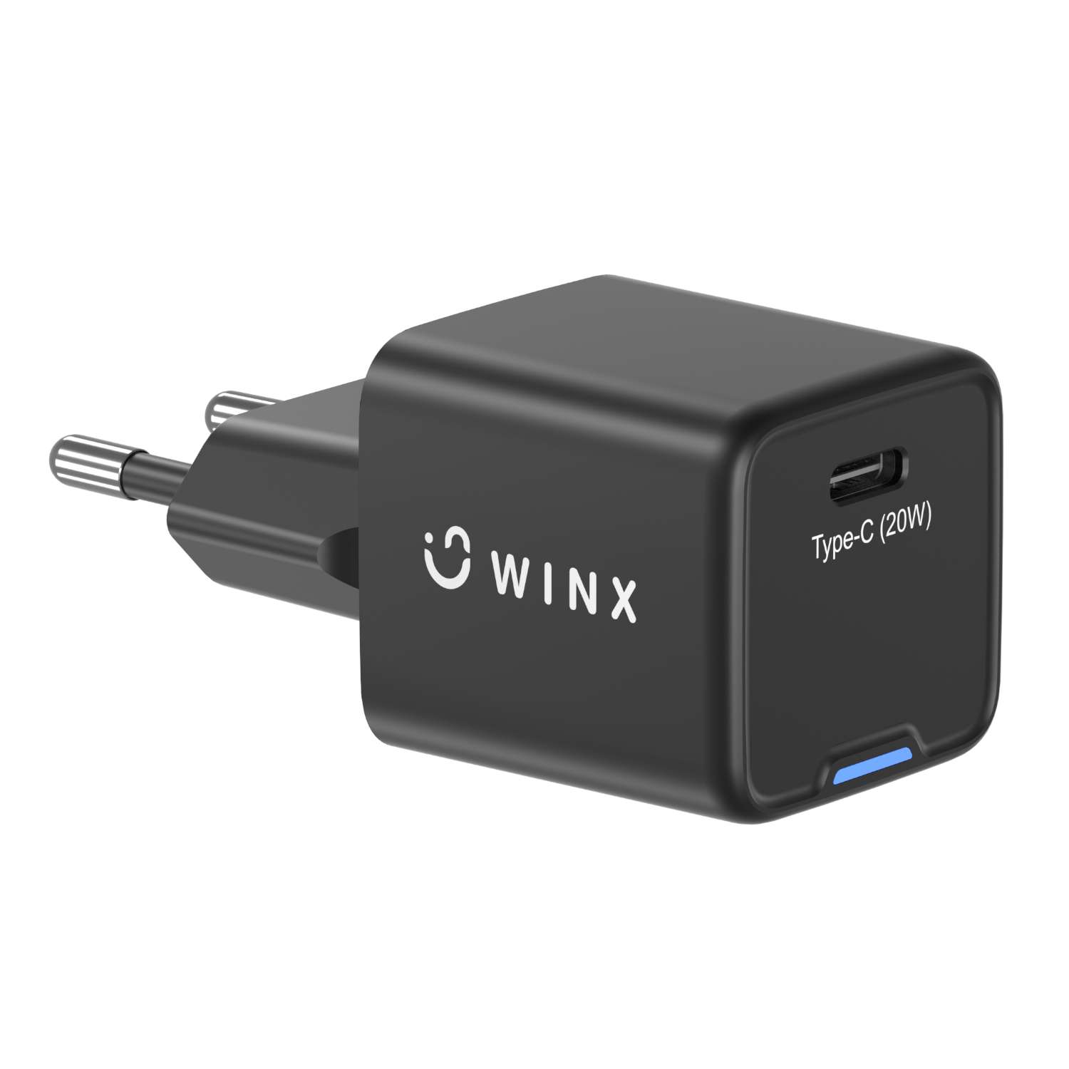WX-WC103_WINX-POWER-Essential-Type-C-20W-GaN-Wall-Charger-Black_wr_01.jpg WINX POWER Essential Type-C 20W GaN Wall Charger