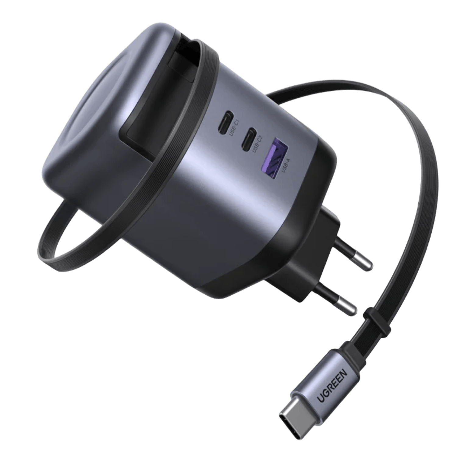 X616-65828_UGREEN_Nexode_100W_Charger_with_Retracta_wr_01.png UGREEN Nexode 100W Charger with Retractable USB Type-C Cable