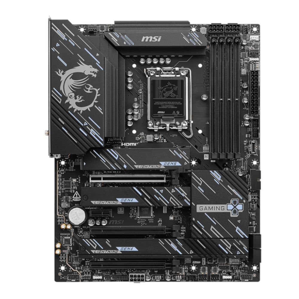 MSI Z890 GAMING PLUS WIFI DDR5 Intel LGA1851 ATX Gaming Motherboard