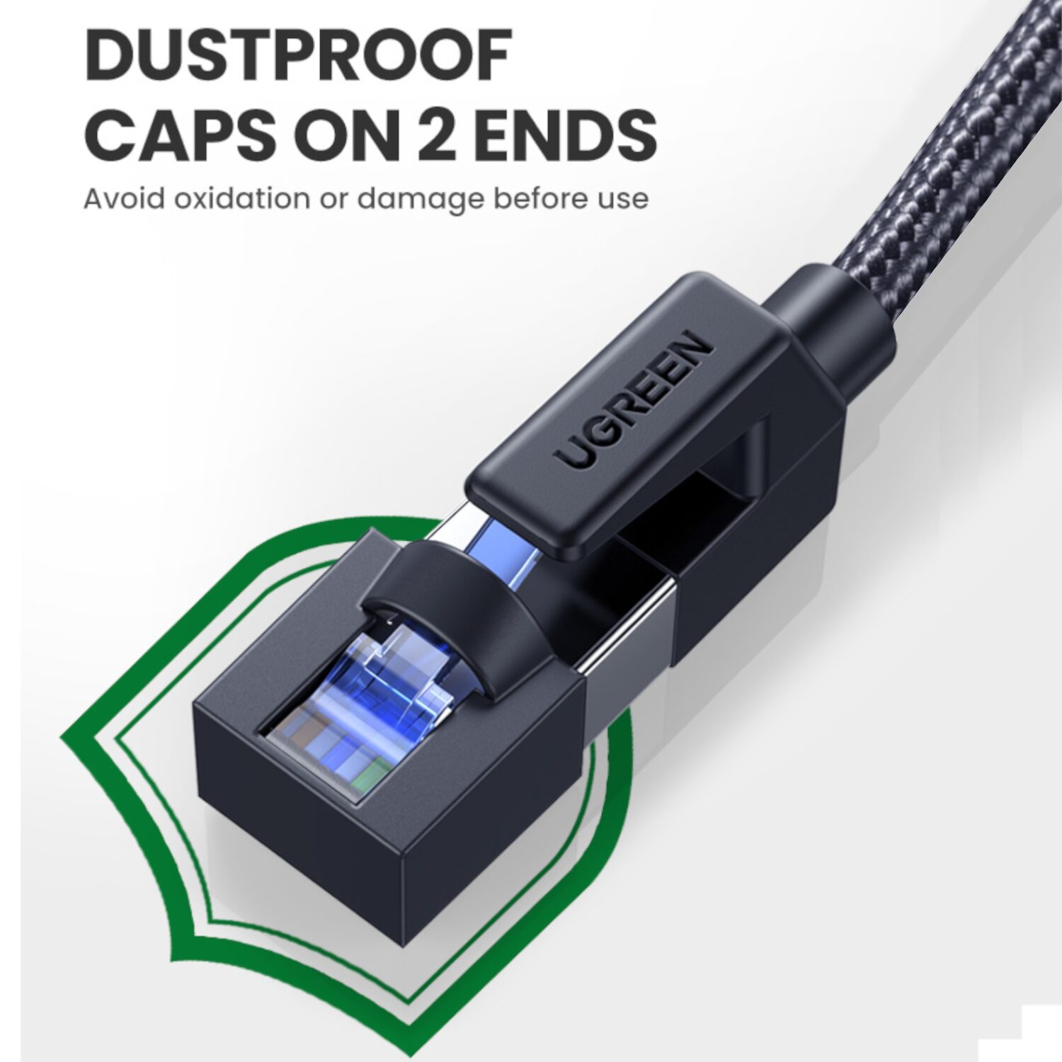 nw153-wr-04.jpg UGREEN Cat8 Nylon Braided Ethernet Cable - 40Gbps with Modular Plugs - 5m